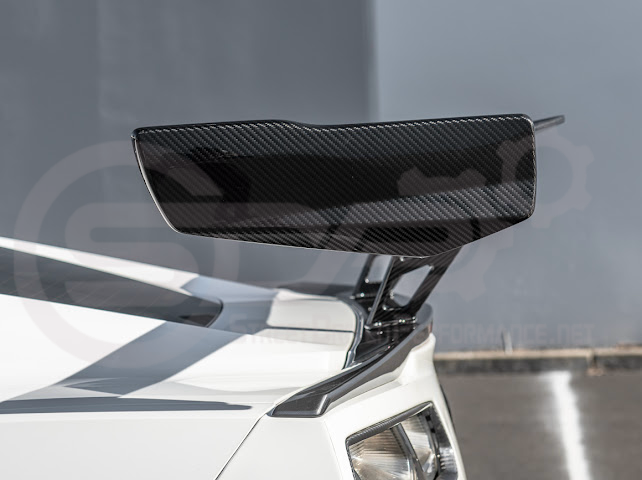 2014-2019 CHEVROLET CORVETTE C7 | ZR1 ZTK CONVERSION PACKAGE REAR SPOILER HIGH WING WITH WING RISER